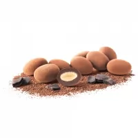 Migdale cu glazura de ciocolata neagra Catanies 100g