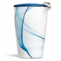 Cana ceramica Kati Blue cu infuzor 350ml Tea Forte