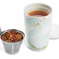 Cana ceramica Kati Wellbeing cu infuzor 350ml Tea Forte