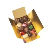 Cutie cu praline asortate de ciocolata belgiana  Valentino Ice Crystals 460g