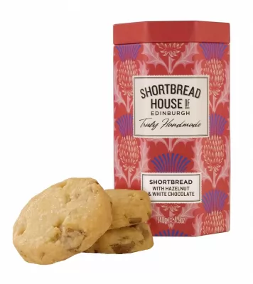 Biscuiti artizanali cu unt ciocolata alba si alune Shortbread 140g