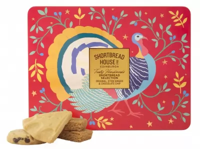 Biscuiti artizanali cu unt, ciocolata si ghimbir Christmas Selection Shortbread 270g