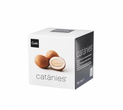 Migdale cu glazura de ciocolata si pudra de cacao Catanies 100g