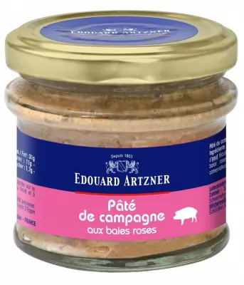 Pate de campagne cu piper roz Artzner 100g