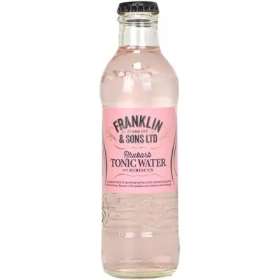 Apa tonica cu Rhubarba si Hibiscus 200ml Franklin&Soda LTD