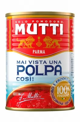 Pulpa de rosii taiata fin 400g Mutti