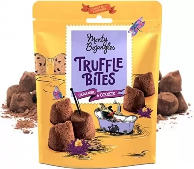 Trufe de ciocolata cu caramel si biscuiti Monty 100g