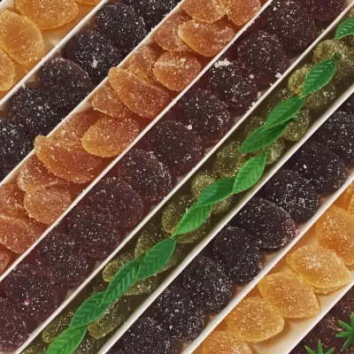 Cutie cu 6 jeleuri cu fructe Petite Fruits Confidas 120g