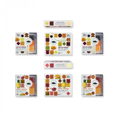 Cutie cu 15 jeleuri cu fructe exotice Esprit Tropical Confidas 140g