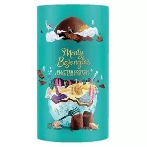 Ou de Paste din ciocolata cu lapte Flutter Scotch Easter egg Monty Bonjagles  175g