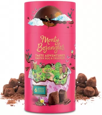 Ou de Paste din ciocolata cu lapte si trufe Taste Adventures Easter Egg & Truffles 268g