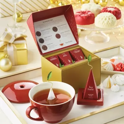 Set cadou ceai si accesorii ceai Warming Joy Gift  SET Tea Forte