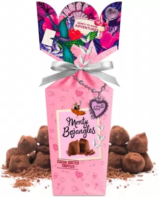 Monty Bojangles With Love Bouquet Choccy Scoffy Truffles 110 G