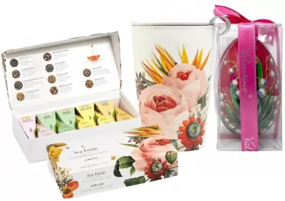 Cos cadou Valentino Lili Jubilee: ceai, cana si belgian chocolate